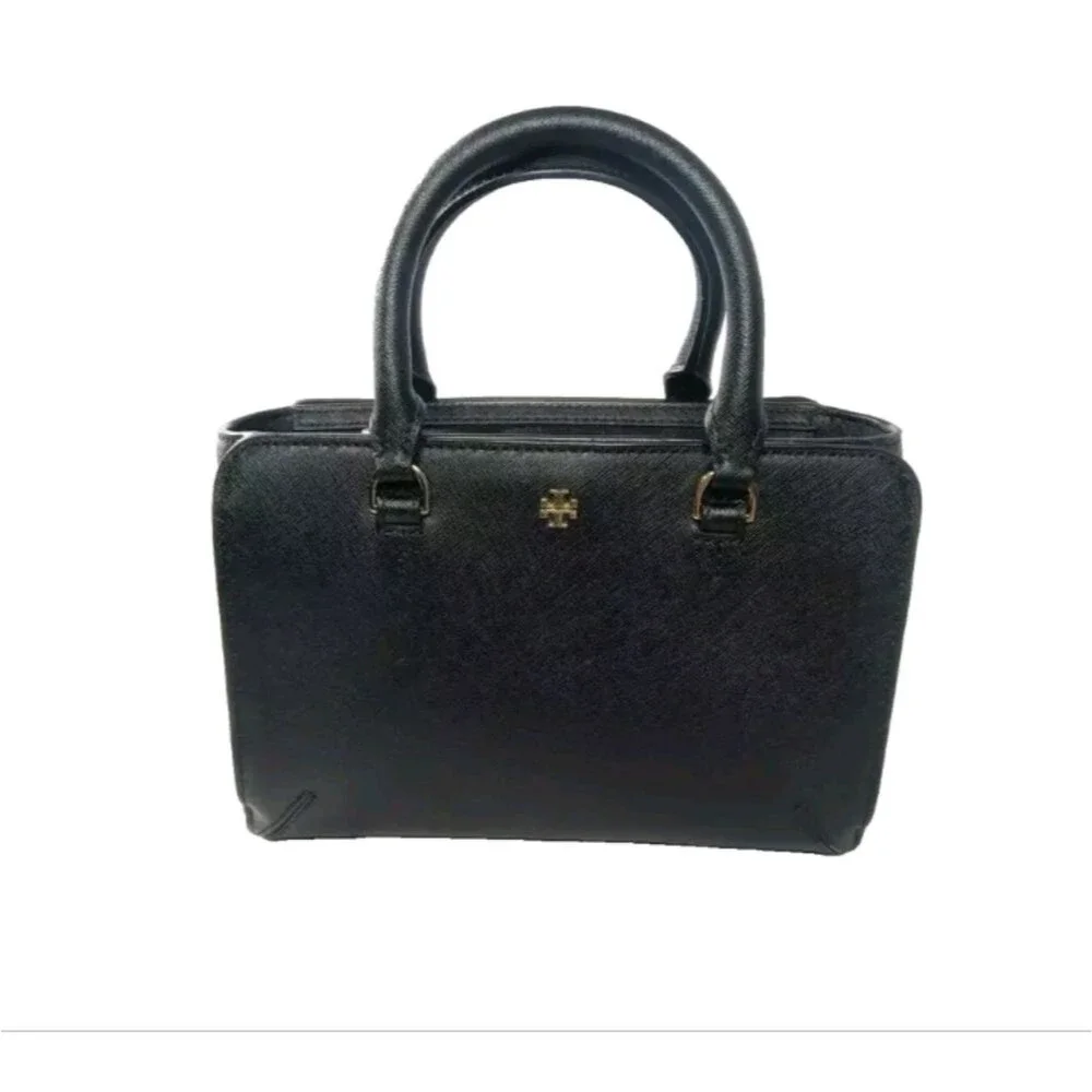Tory Burch Saffiano Leather Top Handle Bag Mini Handbag